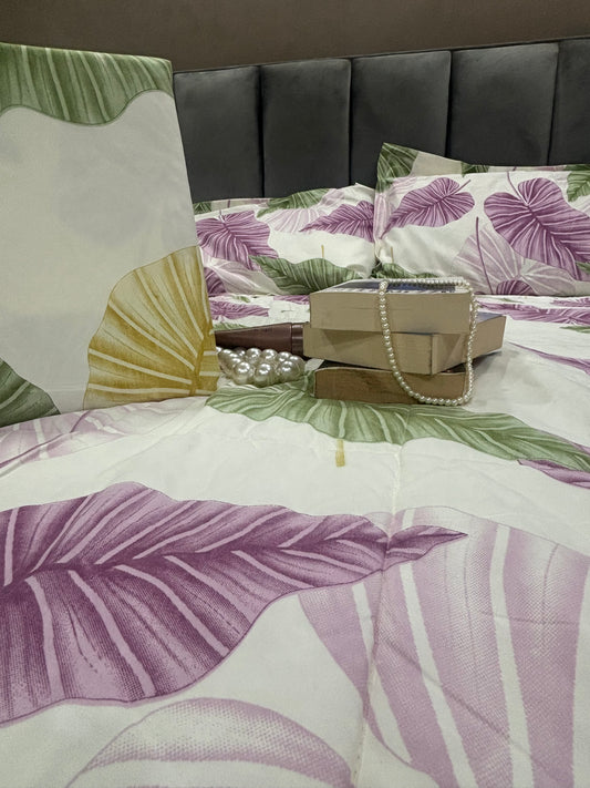 Sanyog – Tropical Tranquil 4 -in-1 Bed-in-a-Bag Comforter Set