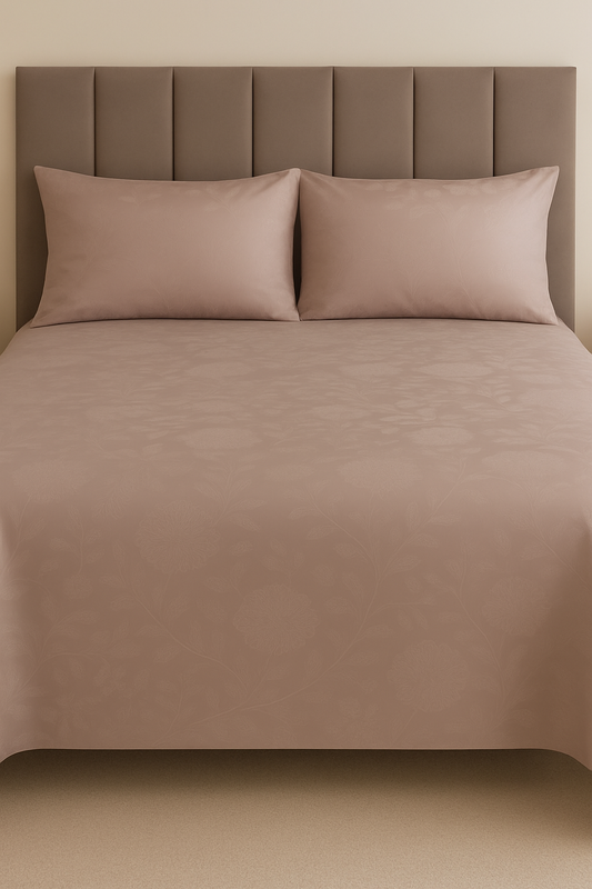 Shayan - Pure Cotton and Silk Jacquard bedsheet