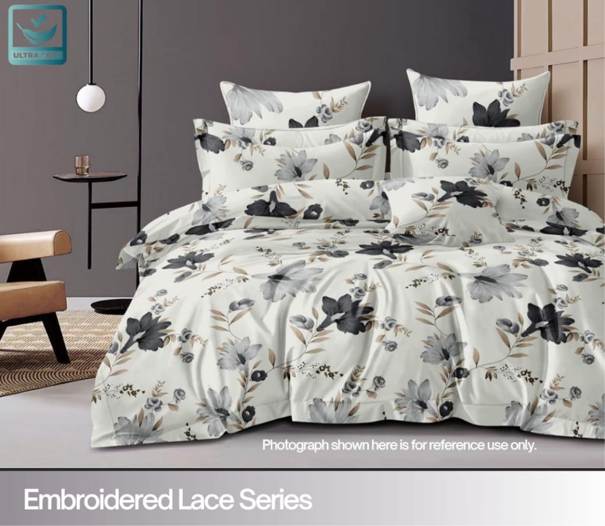 Urban Daily – White Forest Poly-cotton bedsheet