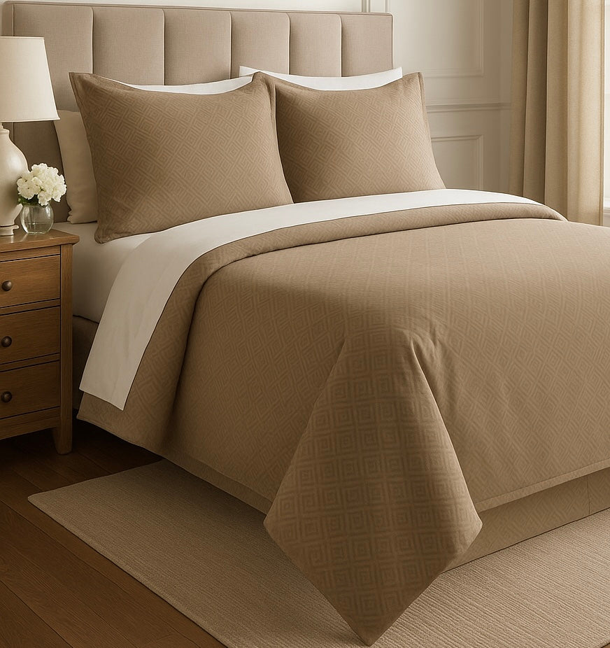 Sanyog - Embossed Sophistication 4-in-1 Bed-in-a-Bag Comforter Set
