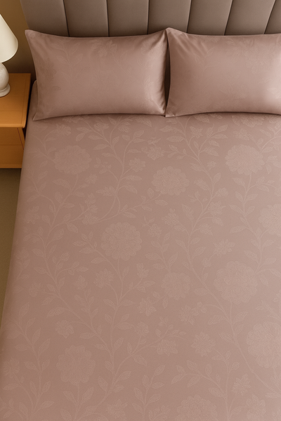 Shayan - Pure Cotton and Silk Jacquard bedsheet