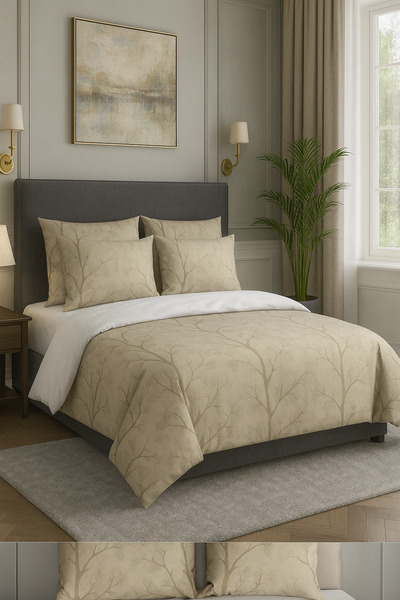 Shayan - 300 TC Pure Cotton Jacquard King Size Bedsheet