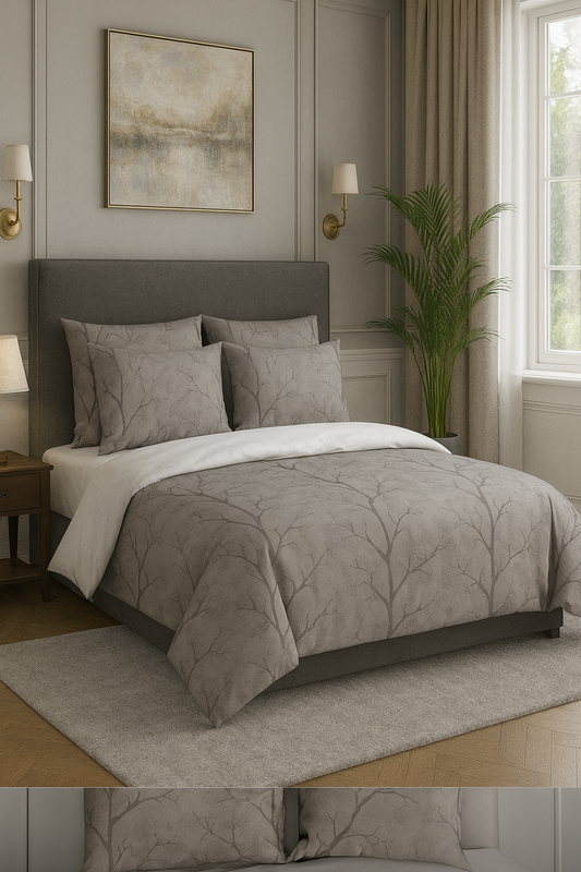 Shayan - 300 TC Pure Cotton Jacquard King Size Bedsheet