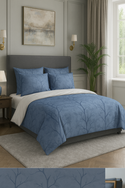 Shayan - 300 TC Pure Cotton Jacquard King Size Bedsheet